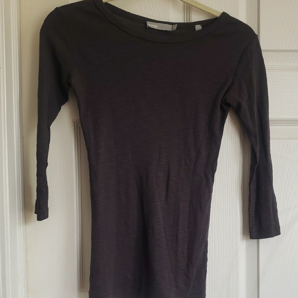 Vince Gray Long Sleeve Top